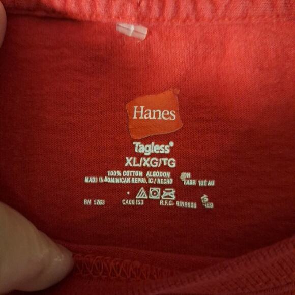 Menards Contractor Wisconsin Chain Construction T-Shirt Size XL Red Cotton - Picture 3 of 6